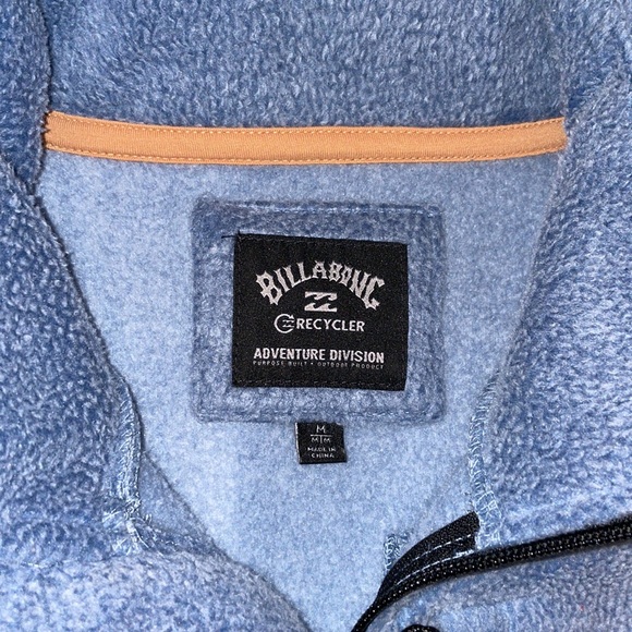 NWOT Billabong Mens Sherpa Quarter Zip - Picture 2 of 4